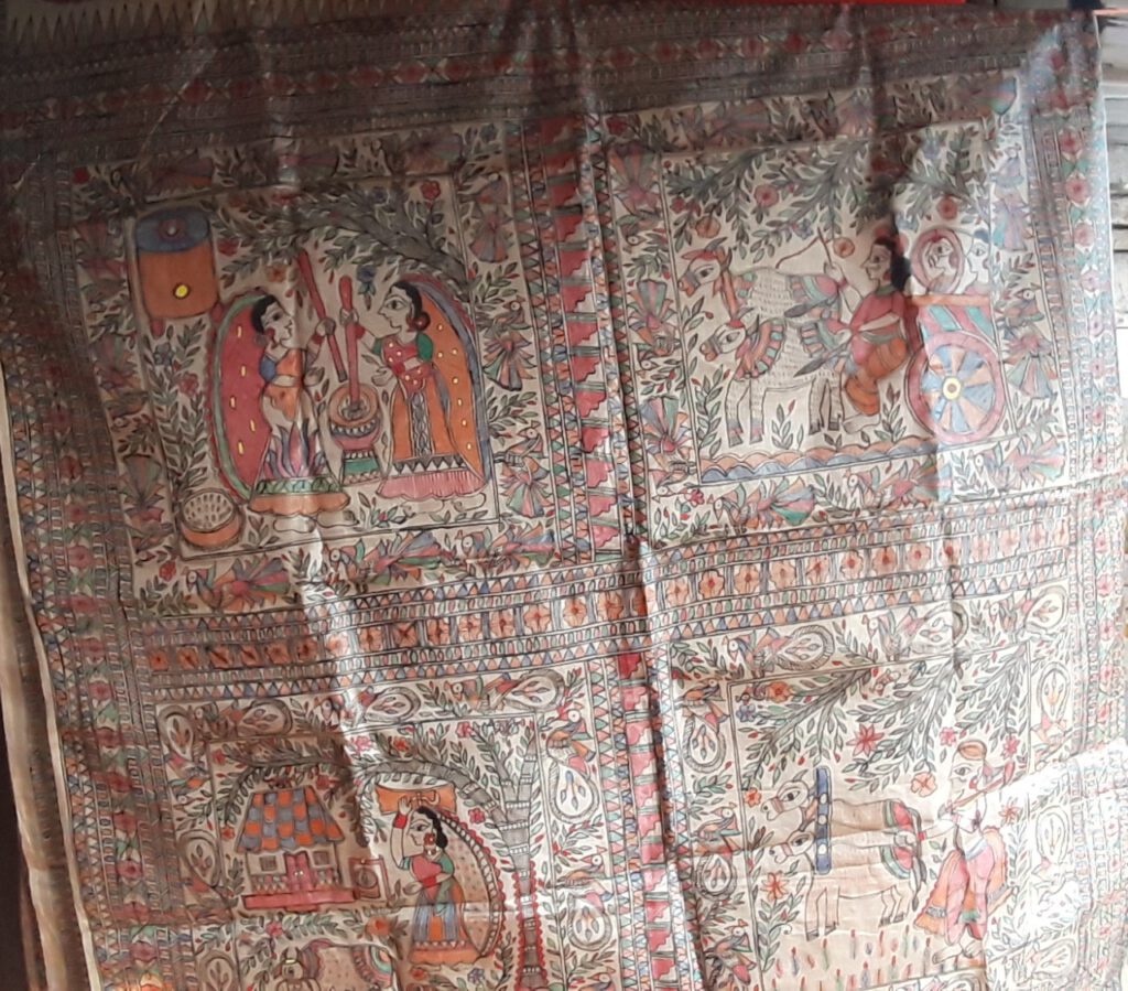 Paper Silk Sari
