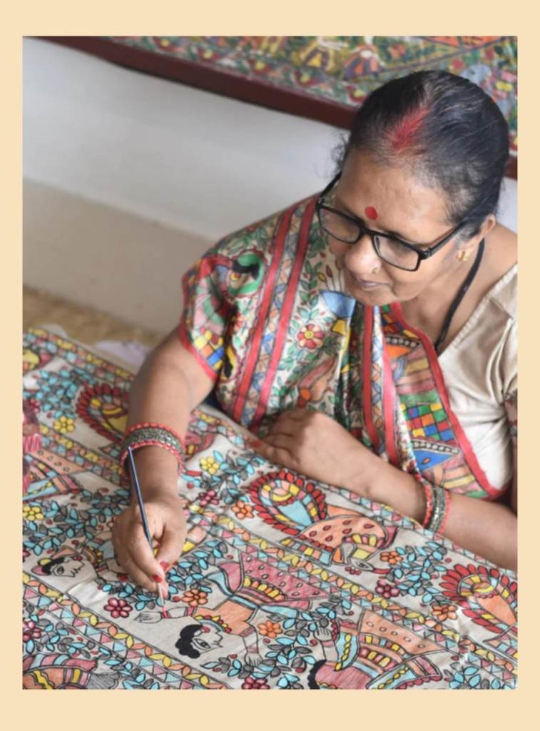 ASHA JHA MADHUBANI PAINTS