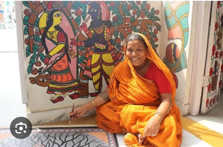 CHANDRAKALA DEVI MITHILA PAINTING ARTIST